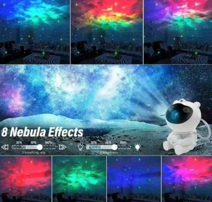 Proyector de estrellas en forma de astronauta