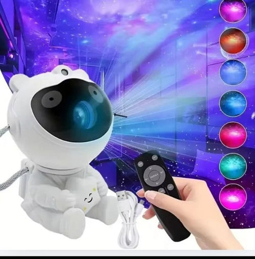 Proyector de estrellas en forma de astronauta